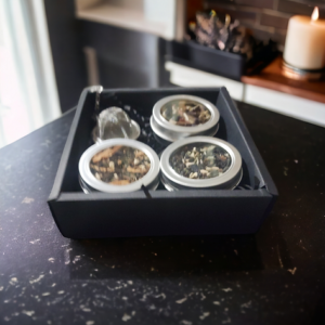 Organic Tea Set with Tea Ball & Charm